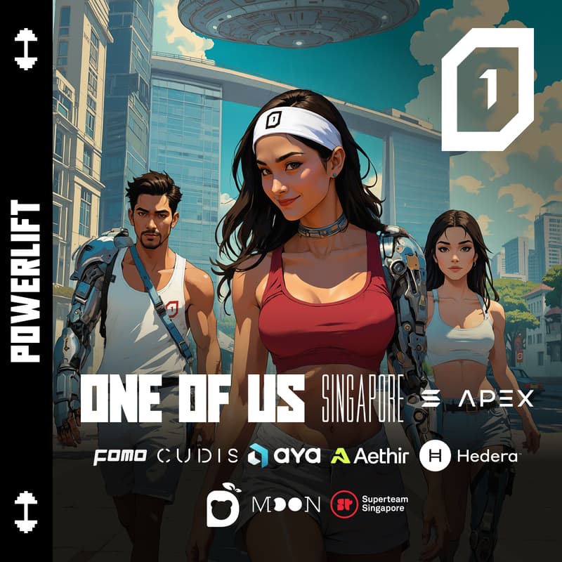 Cover Image for ONE OF US Lift & Coffee // Aya, Cudis, Aethir, Eden, Hedera, Moonring, Superteam Singapore, FOMO Magazine