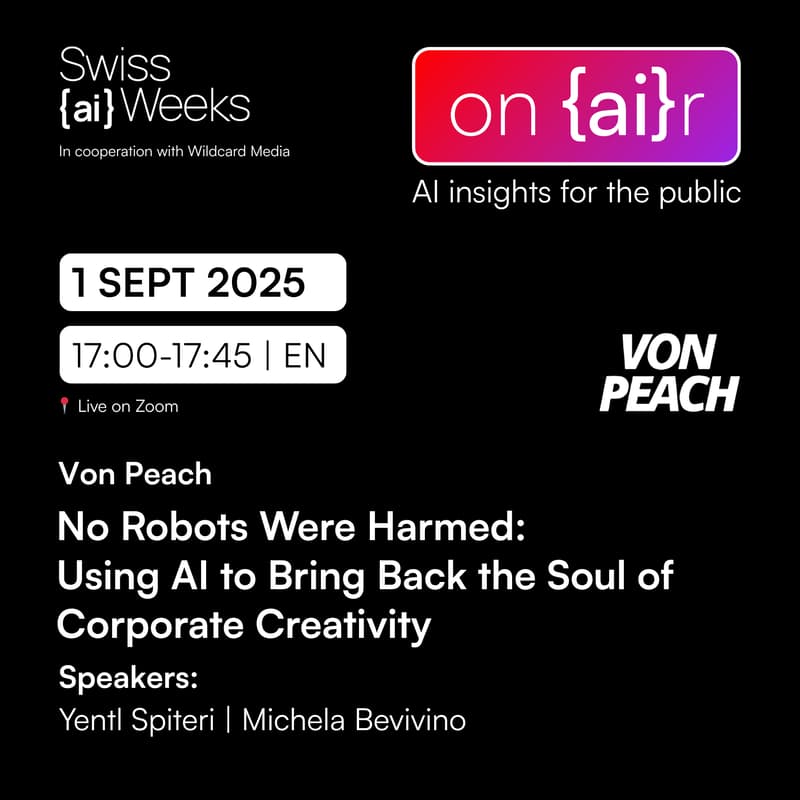 Cover Image for on {ai}r | No Robots Were Harmed: Using AI to Bring Back the Soul of Corporate Creativity | Von Peach