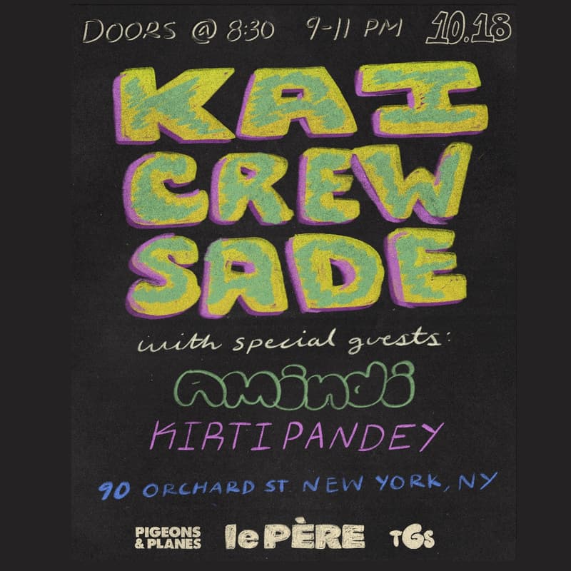 Cover Image for Kaicrewsade Joint4u! release party!!!! w/ Pigeons & Planes and That Good Sh*t !!!!