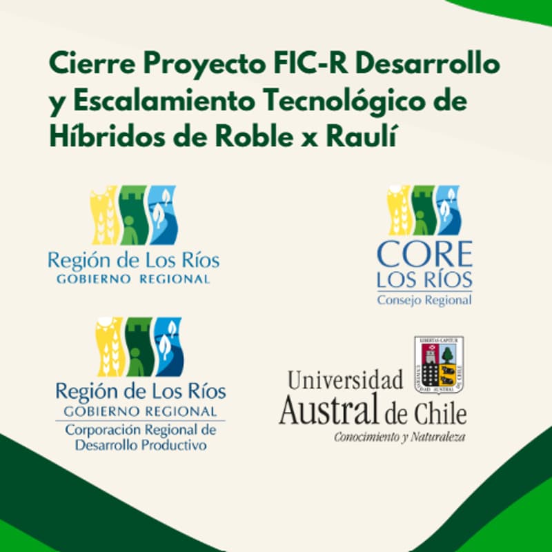 Cover Image for Ceremonia de cierre del proyecto FIC-R Híbridos de Roble x Raulí