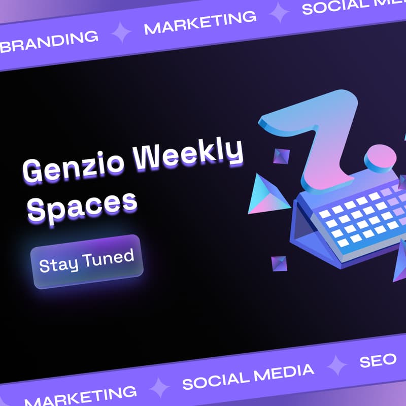 Cover Image for Genzio Weekly Spaces
