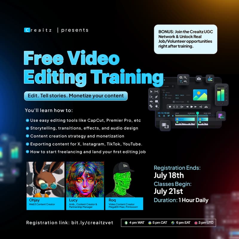 Cover Image for Video Editing Training