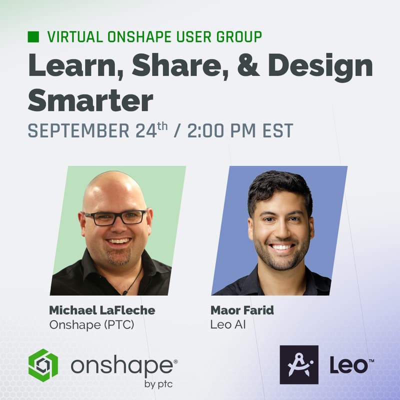 Cover Image for Onshape User Group: Learn, Share, & Design Smarter