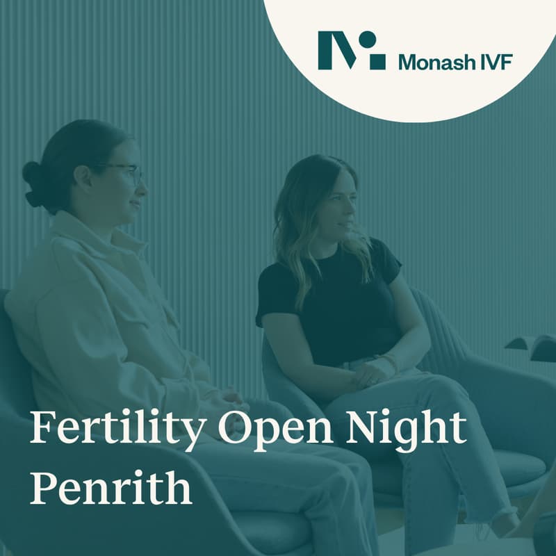 Cover Image for Free SYD Fertility Open Night with Dr Jinny Foo | Monash IVF Penrith