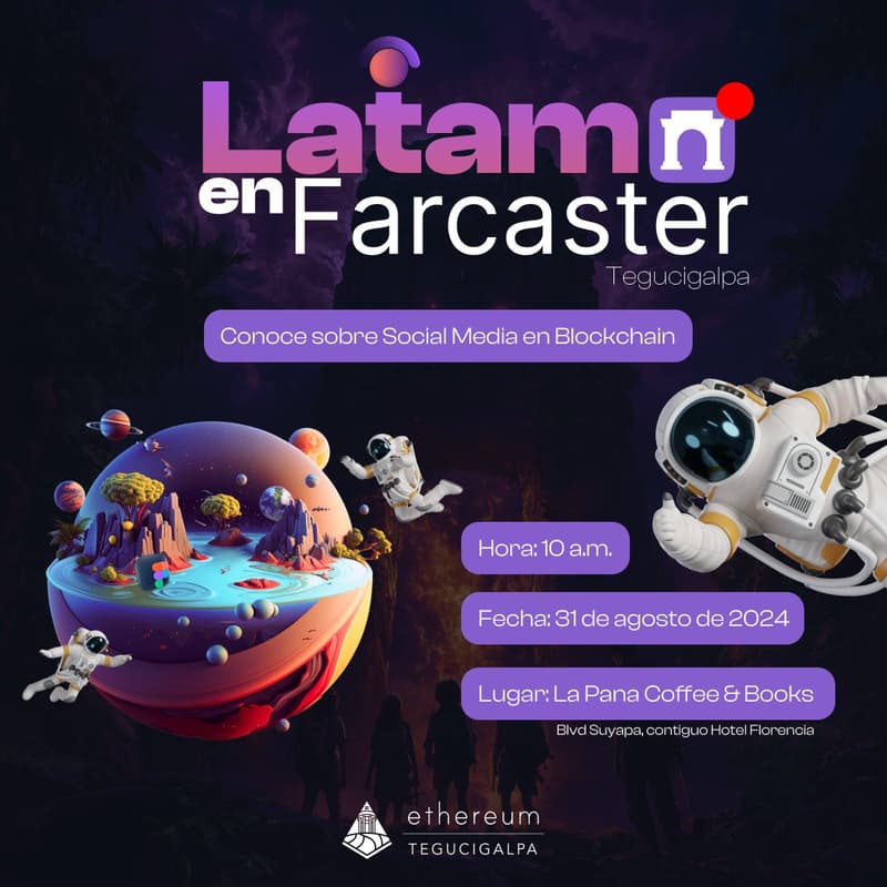 Cover Image for 📍Meetup: Latam en Farcaster✨