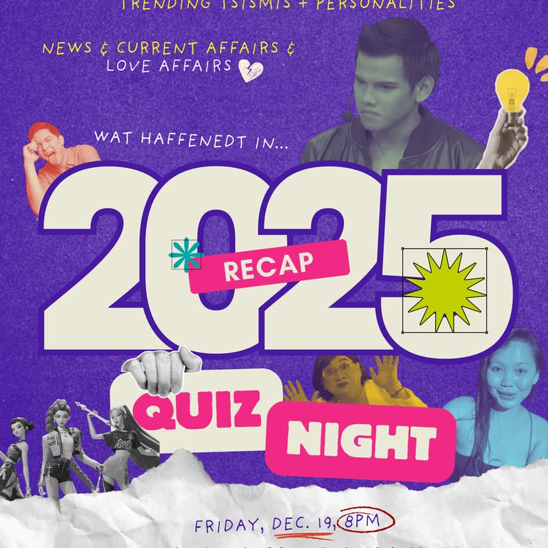 Cover Image for 2025 Recap: Quiz Night (Friday, December 19 | 8PM)