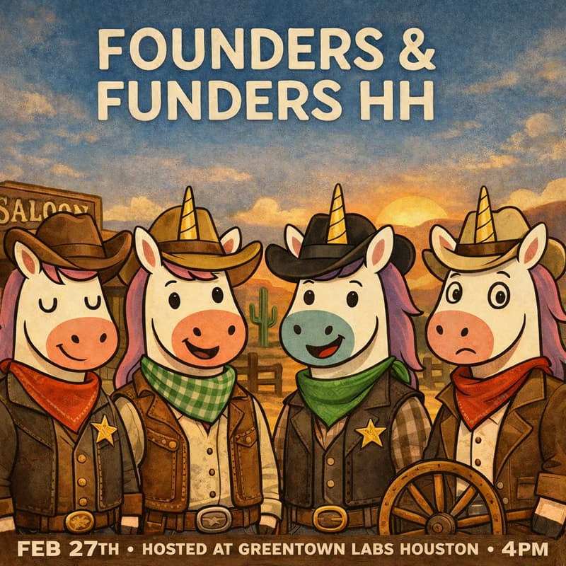 Cover Image for Founders & Funders Happy Hour | Houston