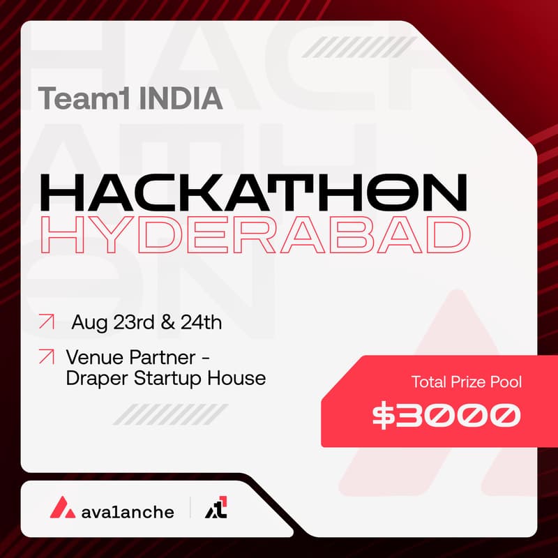 Cover Image for Team1 Hackathon: Hyderabad