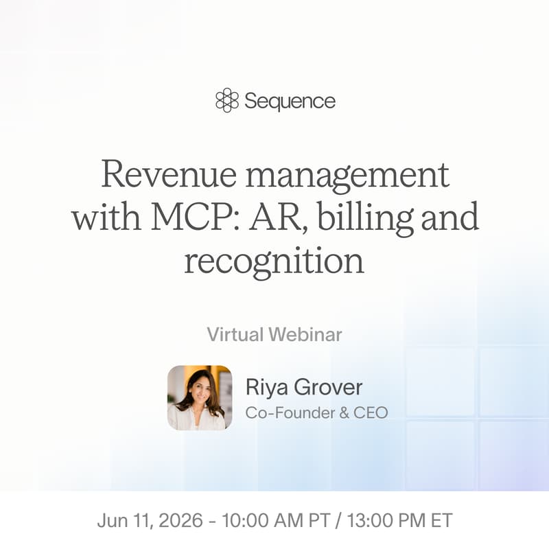 Cover Image for Revenue automation with MCP: AR, billing and revenue recognition