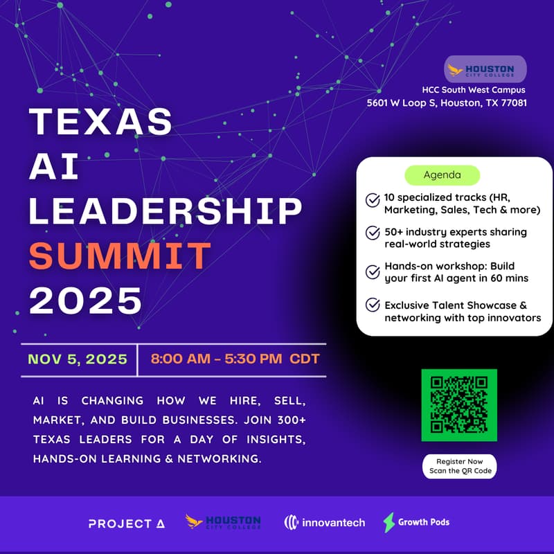 Cover Image for Texas AI Leadership Summit