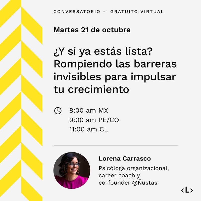 Cover Image for ¿Y si ya estás lista? Rompiendo las barreras invisibles para impulsar tu crecimiento