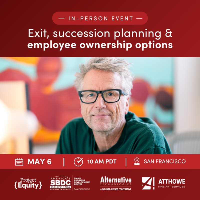 Cover Image for Exit, Succession Planning, and Employee Ownership Options