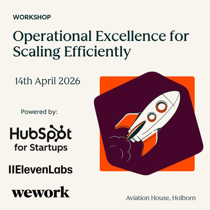 Cover Image for Startup Operational Excellence: with HubSpot for Startups & ElevenLabs