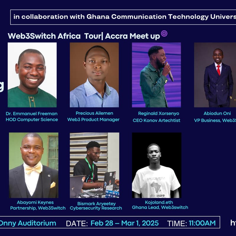 Cover Image for Web3Switch Africa - Accra Meetup 🇬🇭