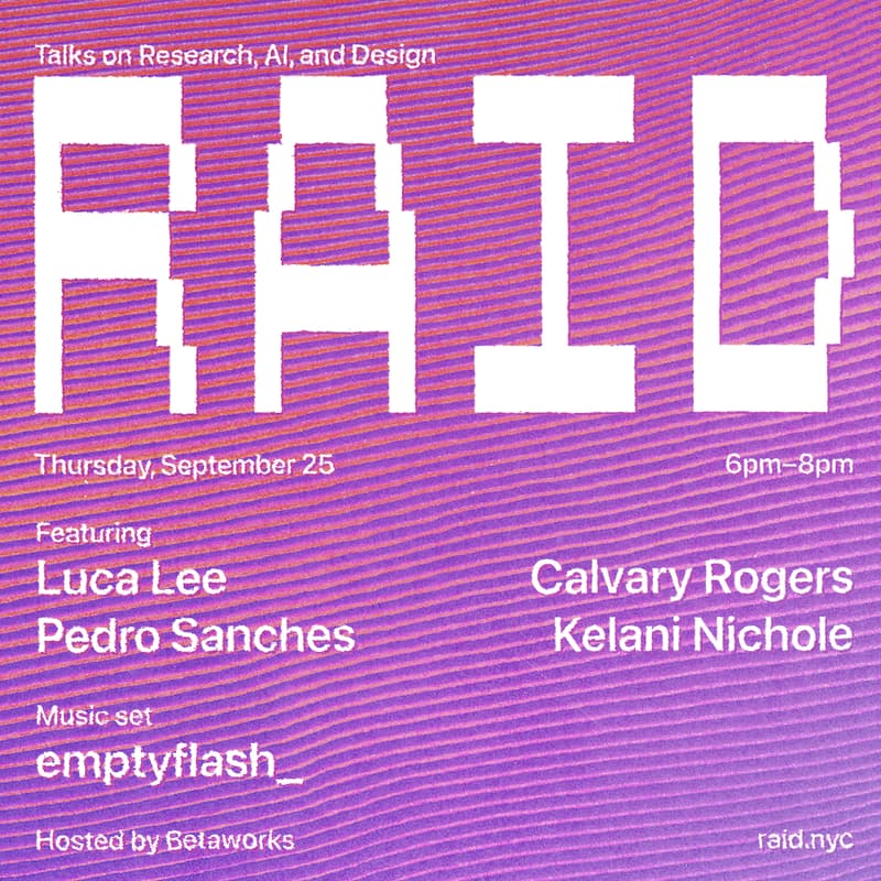 Cover Image for RAID 6: Talks on Research, AI, and Design