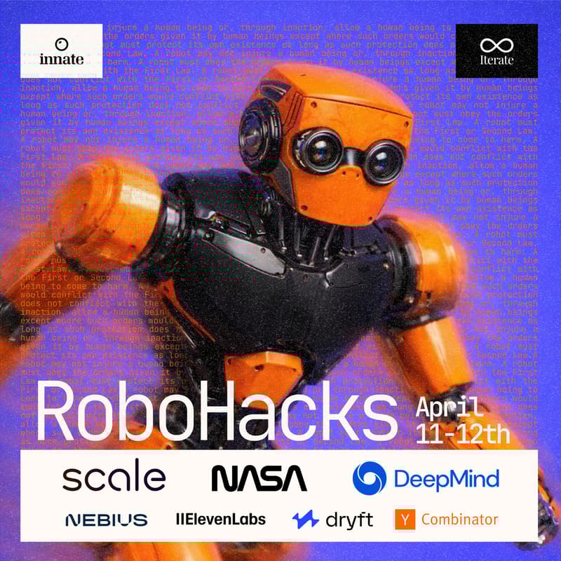 Cover Image for RoboHacks | Hosted at Y Combinator