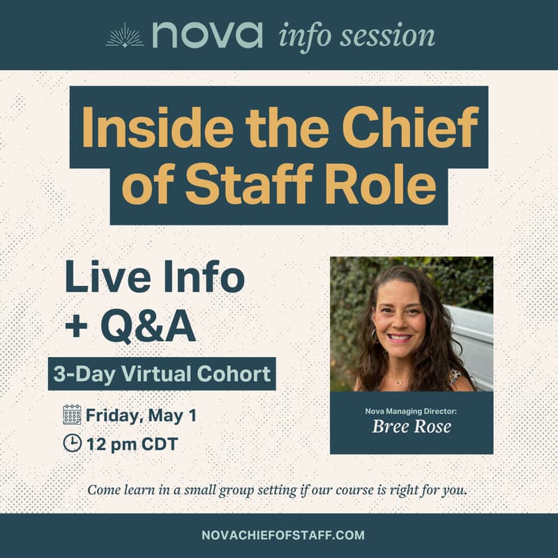 Cover Image for Executive Assistants & Aspiring Chiefs of Staff: Step Into the Role You’re Already Doing (and Get Credit for It)