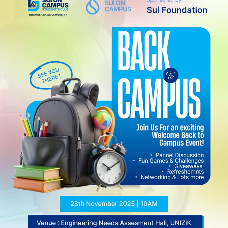 Cover Image for SOCSC-UNIZIK WELCOME BACK TO CAMPUS