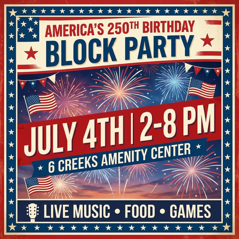 Cover Image for America’s 250th Celebration - Kyle TX