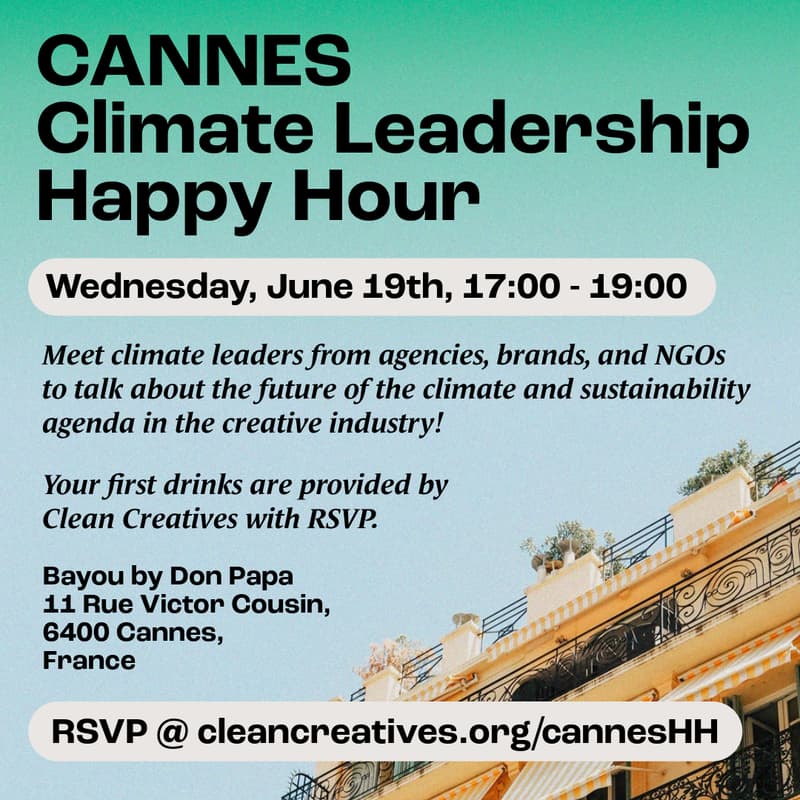 Cover Image for Cannes Climate Leadership Happy Hour