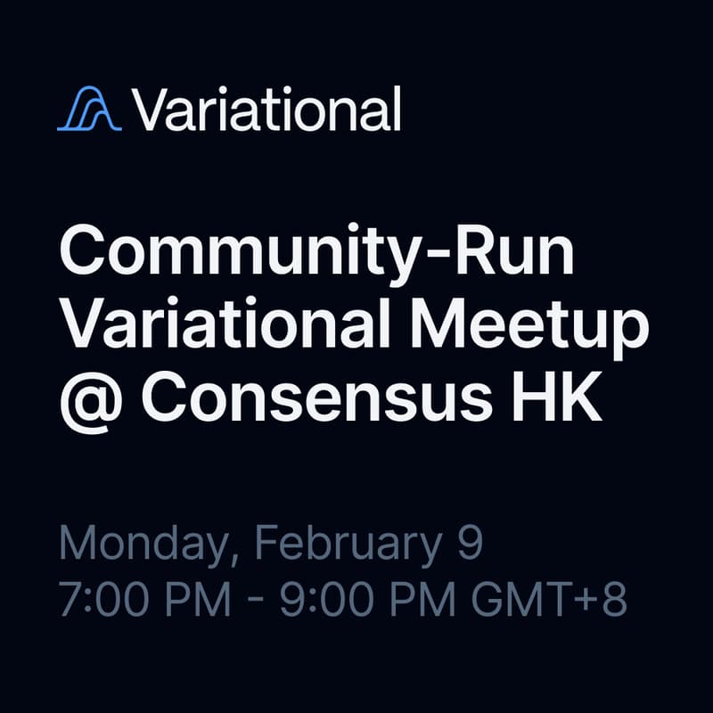 Cover Image for Community-Run Variational Meetup @ Consensus HK