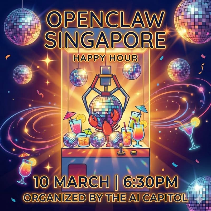 Cover Image for OpenClaw Singapore Happy Hour
