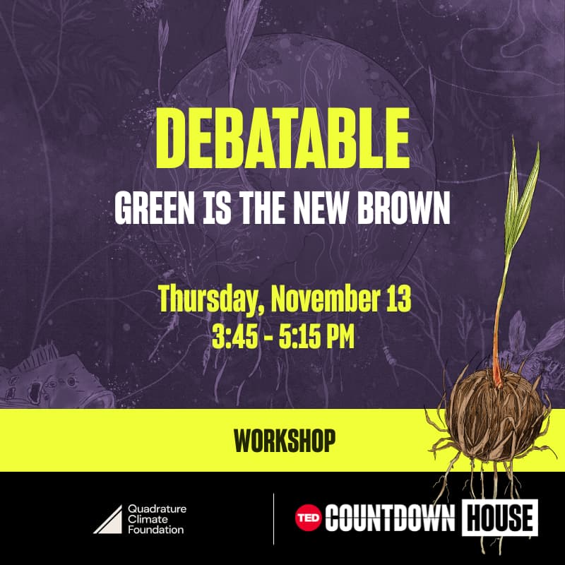 Cover Image for Debatable: Green is the new brown