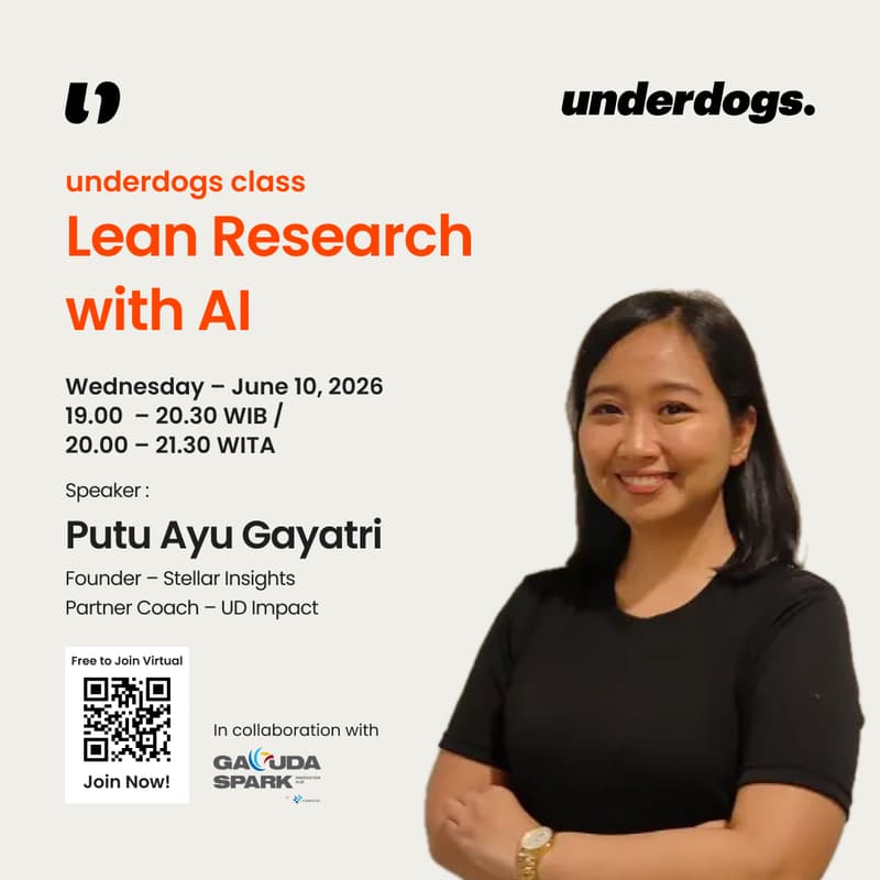 Cover Image for underdogs class: Lean Research with AI