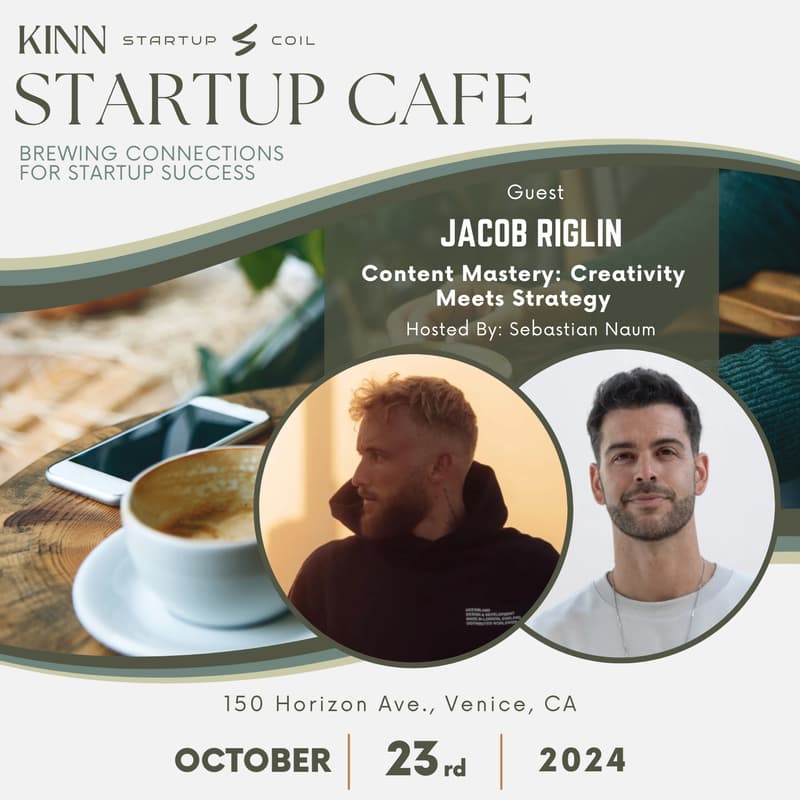 Startup Cafe - Jacob Riglin · Luma