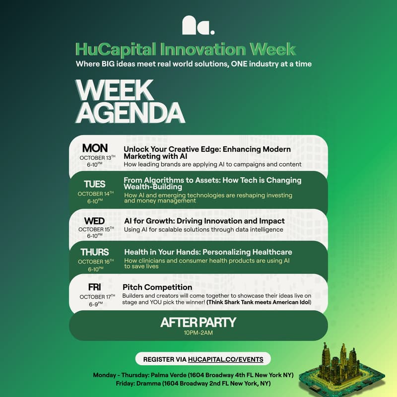 Cover Image for HuCapital Innovation Week Bulk Ticket