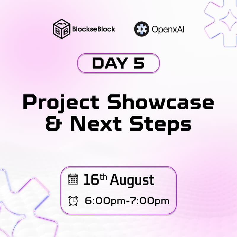 Cover Image for Day 5 – Project Showcase & Next Steps