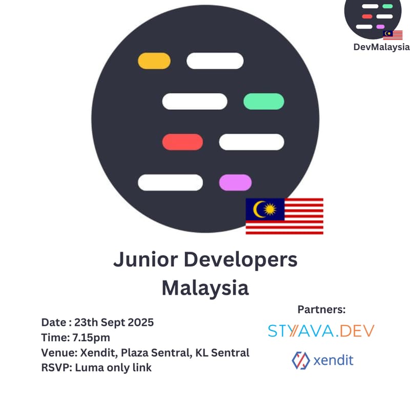 Cover Image for JuniorDev Malaysia Sept - CyberSecurity & MCP