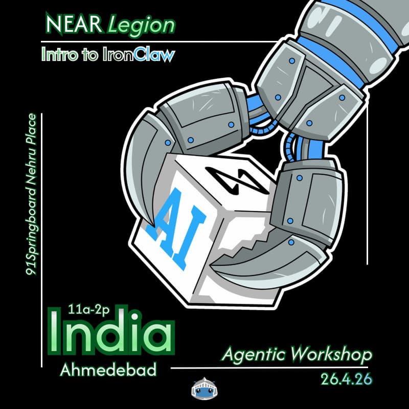 Cover Image for NEAR Legion India: OpenClaw Meets IronClaw