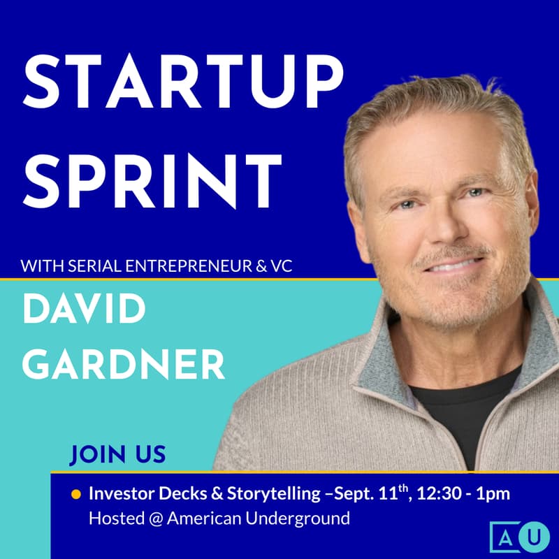Cover Image for Startup Sprint || Investor Decks & Storytelling with David Gardner