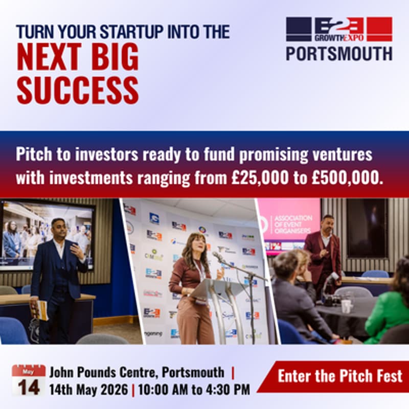 Cover Image for Portsmouth B2B Growth Expo 2026 | Join Us As Investment Pitch Fest