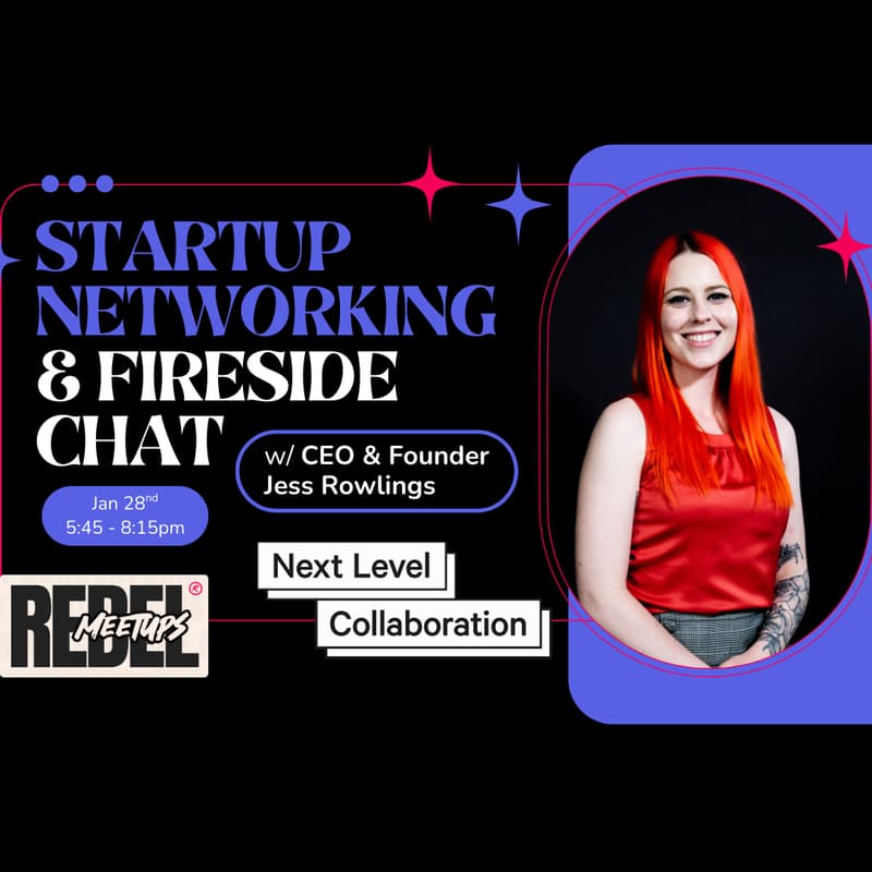 Cover Image for Startup Networking⚡Fireside Chat w/  Jess Rowlings (Founder in Gaming & Education