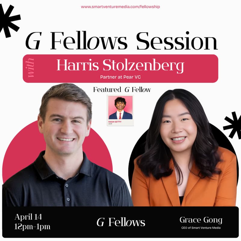 Cover Image for G-Fellow Advisor Session with Harris Stolzenberg
