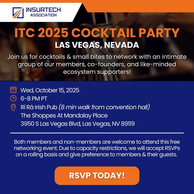 Cover Image for ITC Cocktail Party, hosted by The InsurTech Association