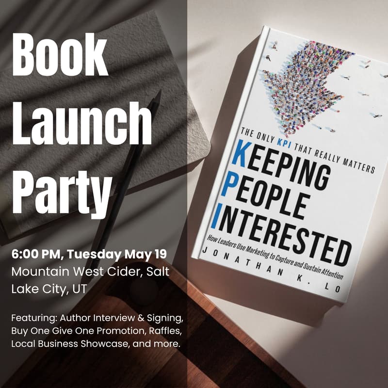 Cover Image for How to Keep People Interested in Your Brand - Author Interview & Book Launch Party