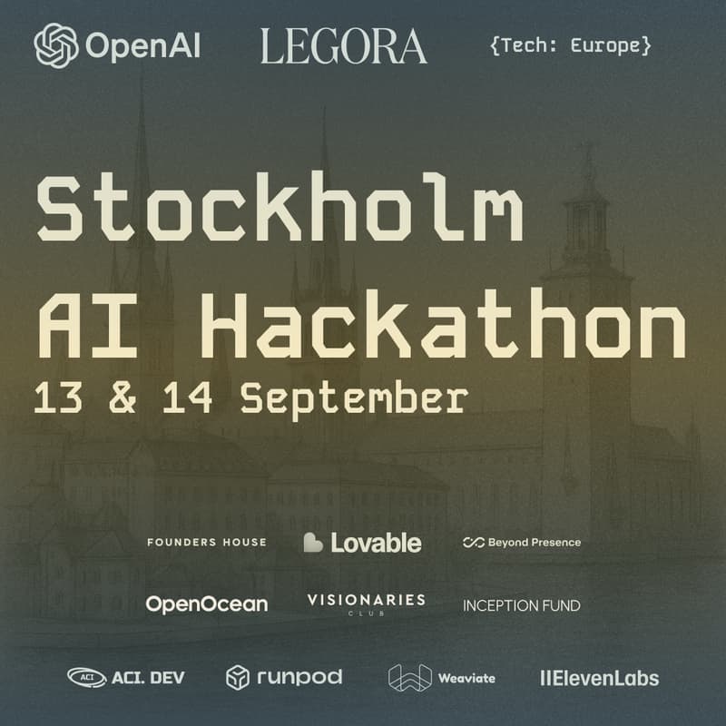 Cover Image for πΈπͺ {Tech: Europe} Stockholm AI Hackathon