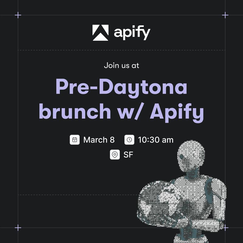 Cover Image for Pre-Daytona brunch with Apify