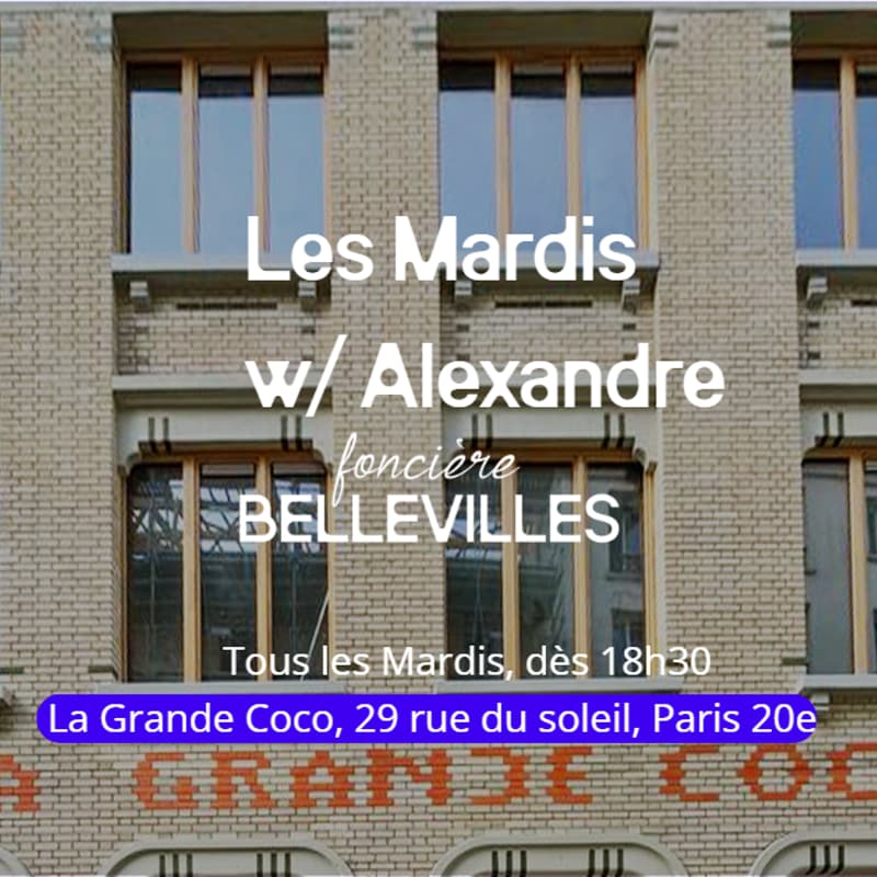 Cover Image for Les mardis avec Alexandre, rencontre hebdomadaire dans un tiers-lieu [Paris]
