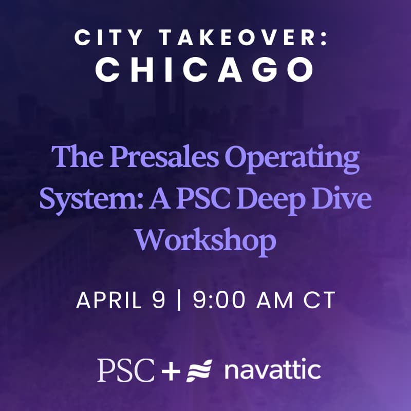 Cover Image for The Presales Operating System: A PSC Deep Dive Workshop