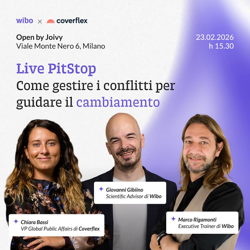 Cover Image for Live PitStop | Come gestire i conflitti per guidare il cambiamento
