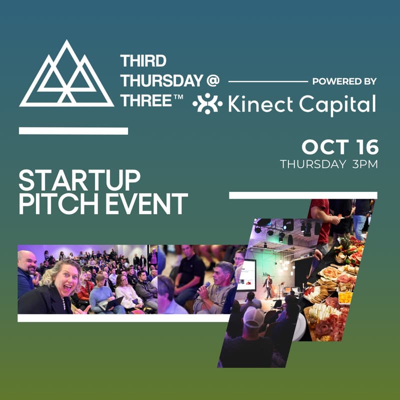 Cover Image for Third Thursday @ Three Startup Pitch Event
