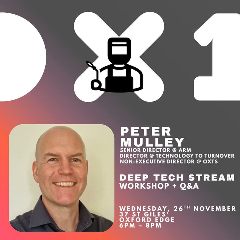 Cover Image for OX1 Deep Tech Stream - Peter Mulley
