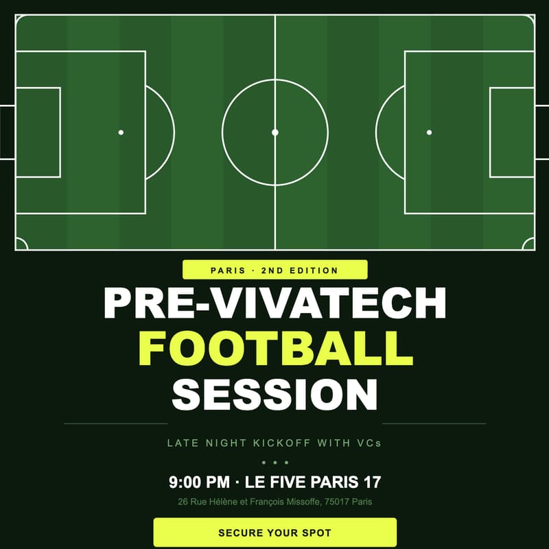 Cover Image for Pre-Vivatech Football Session 2026