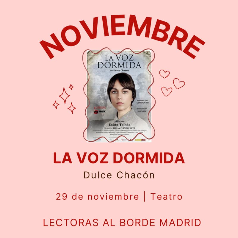 Cover Image for Teatro “La voz dormida" de Dulce Chachón