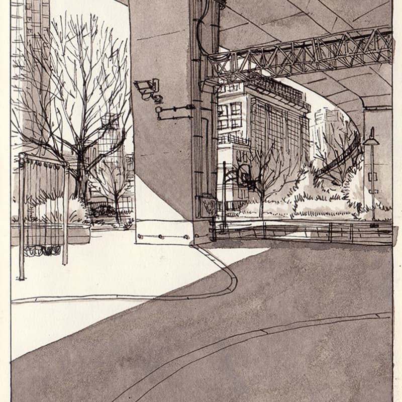 Cover Image for Along the Granville Shoreline: Sketchwalk with Heather Souliere