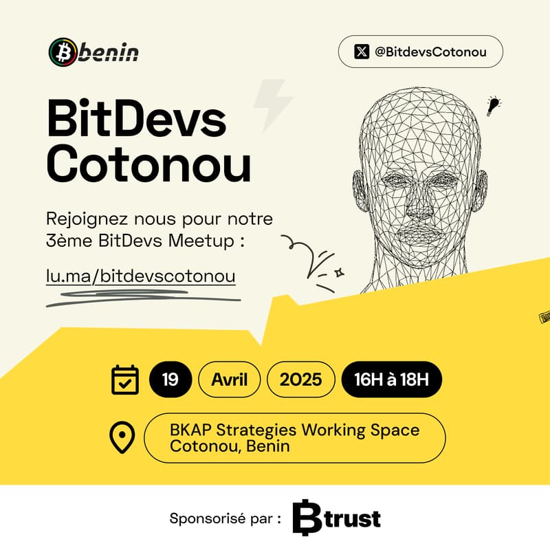 Image de couverture pour Bitdevs Cotonou Meetup